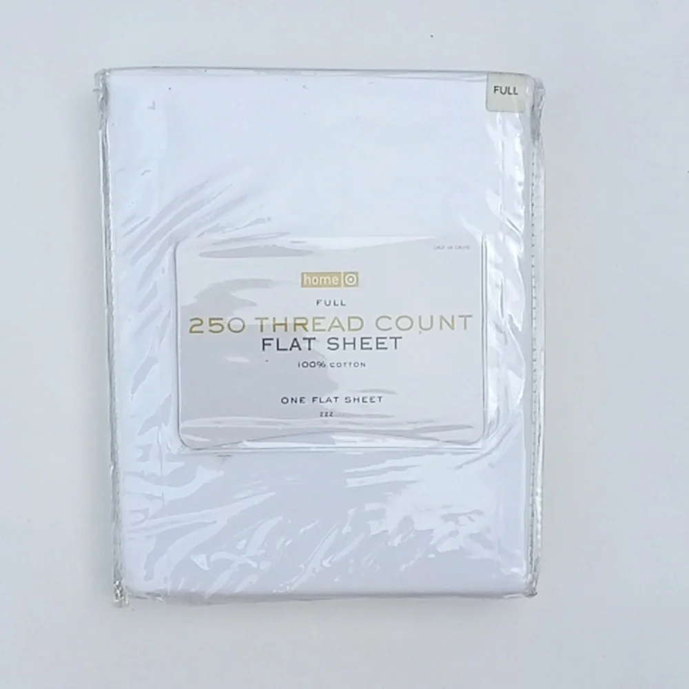 Vintage 100% Cotton One Full Sized Flat Sheet